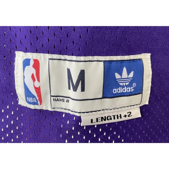 VINTAGE ADIDAS UTAH JAZZ JOHN STOCKTON STITCHED JERSEY SIZE MEDIUM - Picture 8 of 9